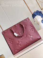 LV OnTheGo MM Wine Red  - 4