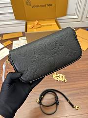 Okify LV Wallet On Chain Ivy Monogram Empreinte Leather Black M82154 - 6