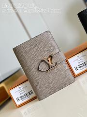 LV Vertical Wallet Small Beige - 1