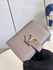 LV Vertical Wallet Small Beige - 6