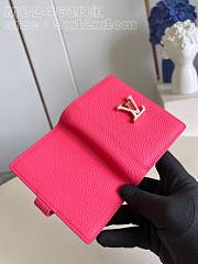 LV Vertical Wallet Small Hot Pink - 5