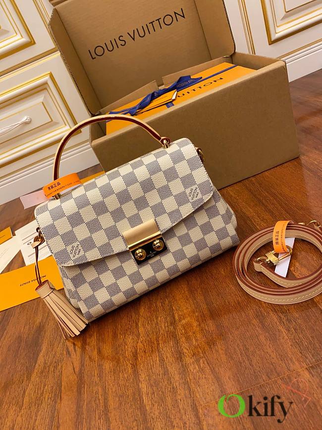 LV Croisette Bag Damier Azur Canvas - 1