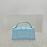 JACQUEMUS Le Bambino Le Chouchou Small Flap Bag Light Blue - 4