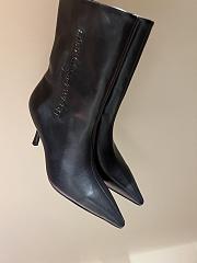 ALEXANDERWANG Delphine Ankle Boot In Leather Black - 6