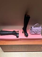 GC Women's Platform Boot Leather Black - 5