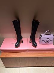 GC Women's Platform Boot Leather Black - 4