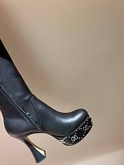 GC Women's Platform Boot Leather Black - 2
