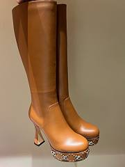 GC Women's Platform Boot Leather Brown - 2