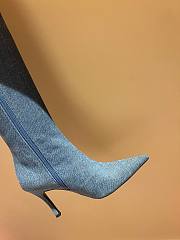 DIESEL D-Venus HBT - Denim Boots With Oval D Plaque - 2