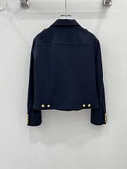 CELINE Coat Dark Blue - 3