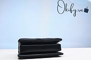 CC Lambskin Quilted Small Trendy CC Handle Bag Black - 2