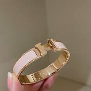 Okify Hermes Clic H Bracelet Gold  - 2