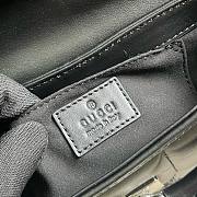 GUCCI Horsebit Chain Small Shoulder Bag White Leather - 2