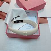 Miumiu Headband 1 Cream - 5