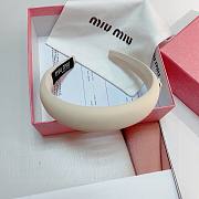 Miumiu Headband 1 Cream - 6