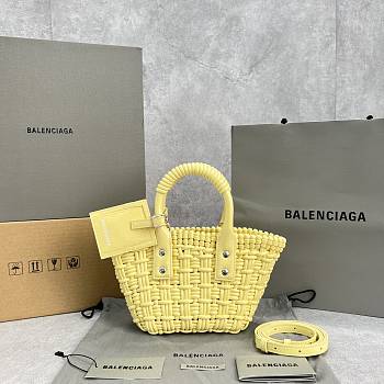 Balenciaga Basket 25 Light Yellow Bag