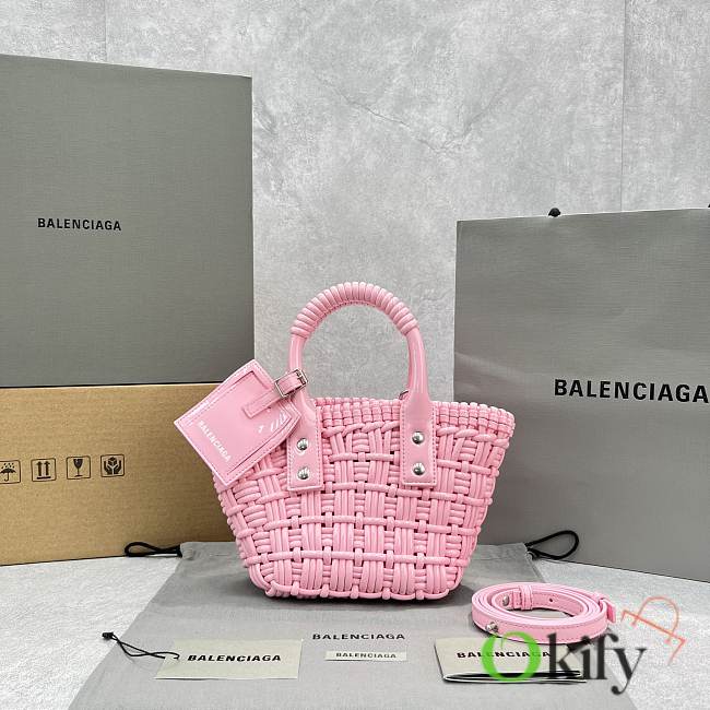 Balenciaga Basket 25 Pink Bag - 1