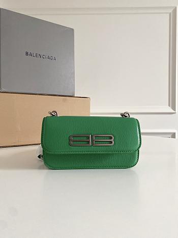 Balenciaga Ladies Green XS Gossip Bag