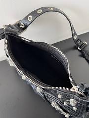 Balenciaga Le Cagole Black Leather Silver Hardware 26cm - 4