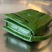 Okify BV Clutches Cassette Leather Green Avocado 19 x 13.5 x 3.5 cm - 5