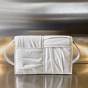 Okify BV Clutches Cassette Leather White 19 x 13.5 x 3.5 cm - 1