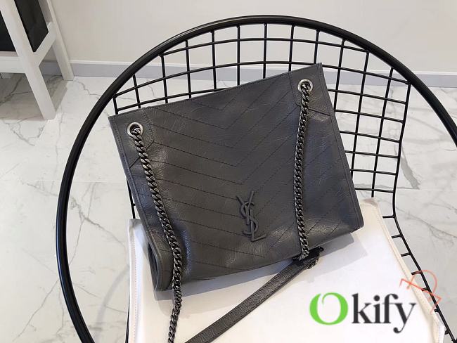 Okify YSL Niki Shopping Bag Gray 33 - 1