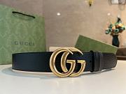 Okify Gucci Reversible Leather Belt with Double G Buckle 38mm - 2