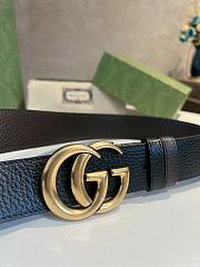 Okify Gucci Reversible Leather Belt with Double G Buckle 38mm - 5