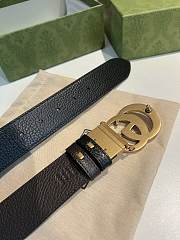 Okify Gucci Reversible Leather Belt with Double G Buckle 38mm - 6