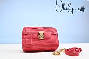 Okify LV Troca PM Damier Quilt Red M59116 - 1