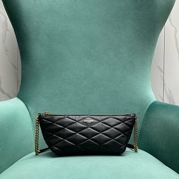 Okify YSL Mini Bag in Quilted Lambskin Black