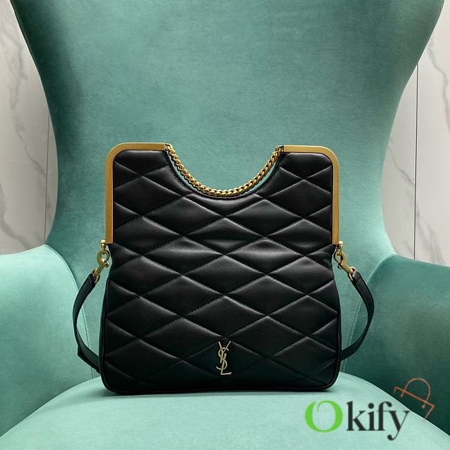 Okify YSL Cerniera Quilted Leather Top Handle Bag  - 1
