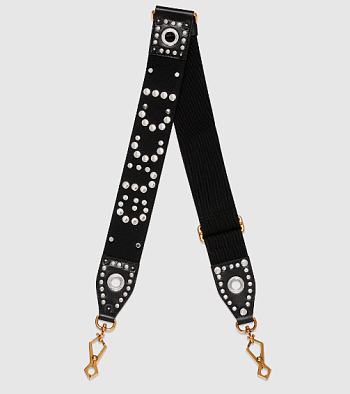 Okify Gucci Wide Studded 'Gucci' Shoulder Straps