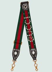 Okify Gucci Wide Studded 'Gucci' Shoulder Straps - 5