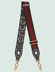 Okify Gucci Wide Studded 'Gucci' Shoulder Straps - 2