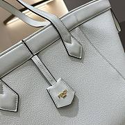 Okify Fendi Origami Medium White Leather Bag That Can Be Transformed 27cm - 6