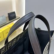 Okify Fendi Shopper FF Jacquard Fabric Bag 41cm - 2
