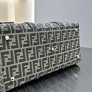 Okify Fendi Shopper FF Jacquard Fabric Bag 41cm - 5