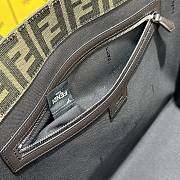 Okify Fendi Shopper FF Jacquard Fabric Bag 41cm - 6