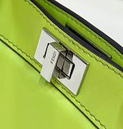Okify Fendi Peekaboo Iseeu Petite Acid Green Padded Nappa Leather Bag 20cm - 4