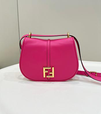 Okify Fendi C’mon Medium Pink Leather Bag 25cm