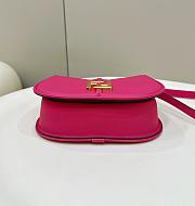 Okify Fendi C’mon Medium Pink Leather Bag 25cm - 3