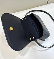 Okify Fendi C’mon Medium Black Leather Bag 25cm - 6