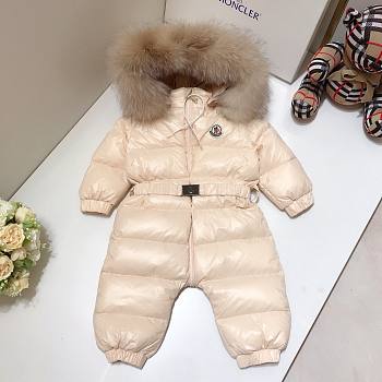 Okify Moncler Snowsuit Baby Beige