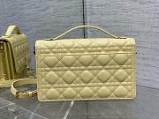 Okify Miss Dior Top Handle Bag Yellow Cannage Lambskin 24cm - 3