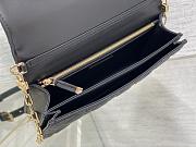 Okify Miss Dior Top Handle Bag Black Cannage Lambskin 24cm - 6