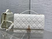 Okify Miss Dior Top Handle Bag White Cannage Lambskin 24cm - 1