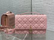 Okify Miss Dior Top Handle Bag Pink Cannage Lambskin 24cm - 1