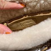 Okify Dior Mini Lady Bag Cannage Shearling 17cm - 2