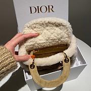 Okify Dior Mini Lady Bag Cannage Shearling 17cm - 4